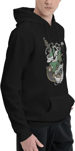 Vista 2 de Sudadera con capucha de manga larga para adultos