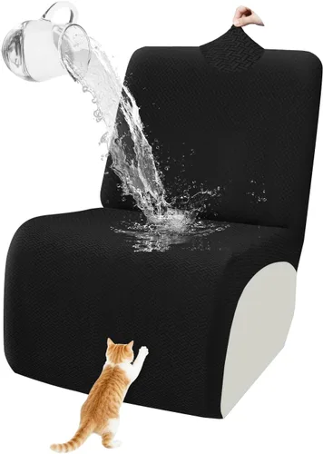 Vista 85 de ALIECOM Fundas 100% impermeables para sofá seccional reclinable, forma de L, elásticas, para esquina, funda para sofá seccional reclinable, lavable