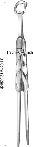 Vista 2 de Kitchen Tongs with Bottle Opener Grill Tong for Cooking 304 Stainless Steel