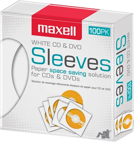 Vista 2 de Maxell Fundas de almacenamiento de CD/DVD