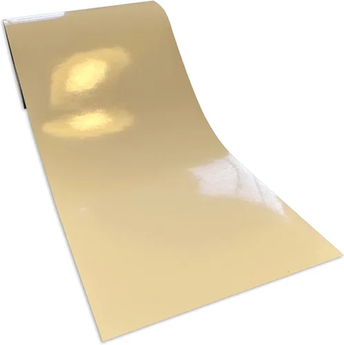 Vista 6 de Calcomanía de vinilo para parabrisas de 6 x 60 pulgadas (3M dorado metálico)