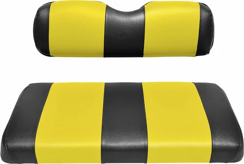 Vista 9 de Funda de repuesto para carrito de golf Club Car Precedent - Asiento de banco delantero - Vinilo marino premium - Costuras de 5 paneles - Instalación