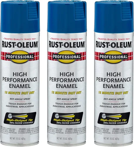 Vista 13 de Rust-Oleum 7515838 Pintura en aerosol de esmalte profesional de alto rendimiento, 14 onzas, aluminio
