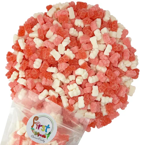 Vista 8 de FirstChoiceCandy Fun Sour Gummy Bears (2 libras (paquete de 1), fresa rosa ácida)