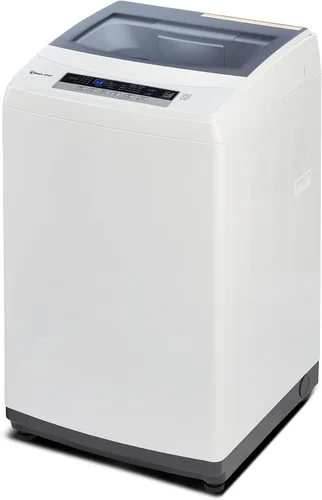 Vista 2 de Lavadora de carga superior portátil compacta de 2.0 pies cúbicos en color blanco