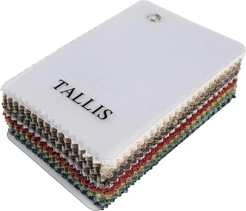 Vista 3 de ChadMade Tallis Collection Folleto de muestra de tela en 5.9 in de largo x 3.9 in de ancho x 2.2 in de alto, mezcla de lino y poliéster, peso medio