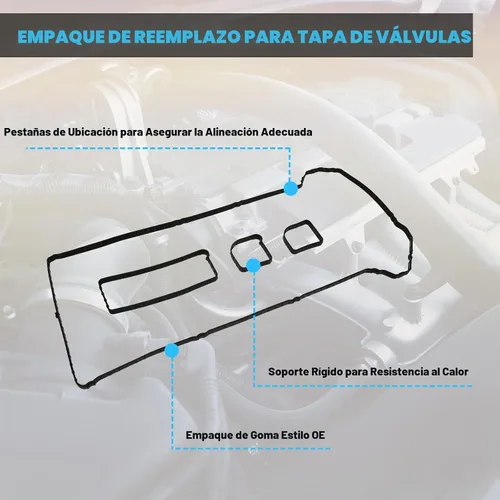 Vista 6 de Juego de juntas de tapa de válvula – Compatible con 2.0L 2.3L 2.5L Ford Escape, Focus, Funsion, Ranger, Transit Connect, Mazda 3, 5, 6, CX-7, MX-5