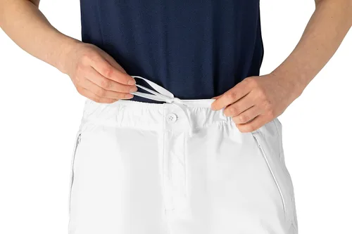 Vista 6 de Pantalones cortos de trabajo de golf para mujer, de secado rápido, para senderismo, pesca, correr, 5 bolsillos