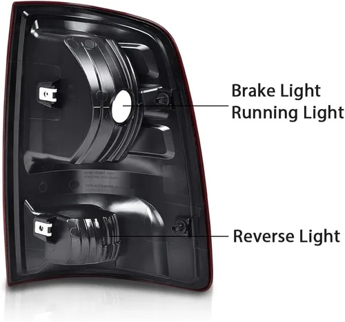 Vista 7 de G-PLUS Luces traseras izquierdas sin bombillas compatibles con Dodge Ram 1500 2009-2018/Fit Dodge Ram 1500 Classic 2019-2020