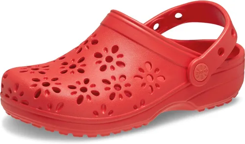 Vista 11 de Zuecos Crocs clásicos para niños con diseño floral
