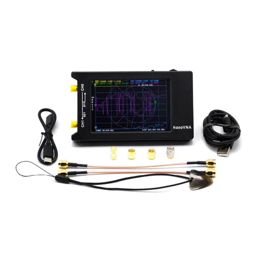 Vista 3 de Network Analyzer, 10k-1.5GHz NanoVNA-H4 4inch Vector Network Analyzer V4.3