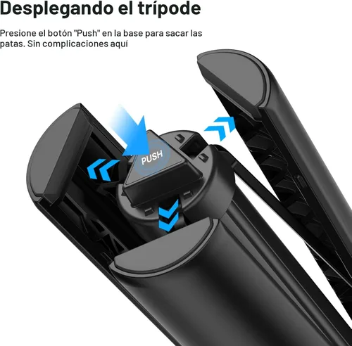 Vista 5 de Trípode invisible para selfie stick de 59 pulgadas para Insta360 X5/X4/X3/ONE X2/GO 3s/DJI Osmo 360, ULANZI TT52 poste de extensión ajustable