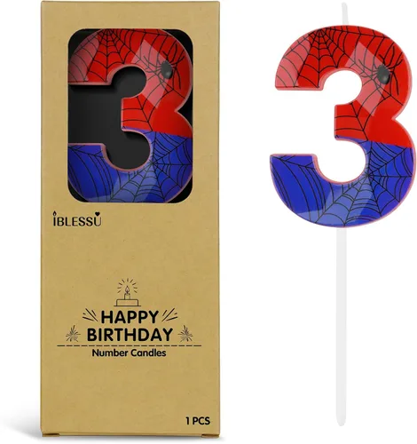 Vista 27 de Velas de cumpleaños de autos de carreras número 1, velas de cumpleaños a cuadros negros y blancos de 2.68 pulgadas, velas con números con temática