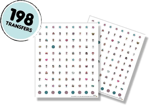 Vista 2 de SES Creative 14193 L.O.L. Surprise L.O.L. Nail transfers, Bunte Aufkleber