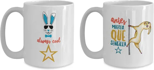 Vista 3 de Regalo para Tios Taza de café para navidad Perfecto regalo para graduados, profesionales y estudiantes Vaso con afirmaciones positivas
