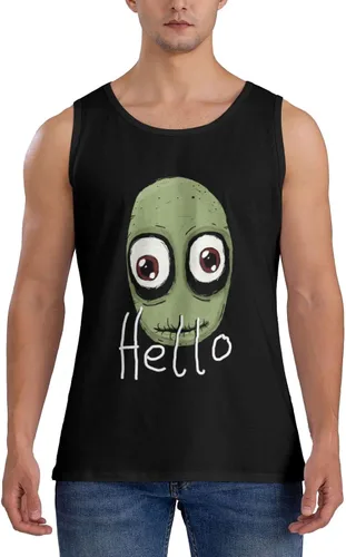 Vista 6 de Anime Manga Ensalada Dedos Tank Top Verano Cuello Redondo Chaleco Algodón Moda Sin Mangas Camiseta