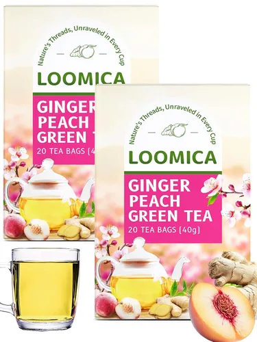 Vista 17 de LOOMICA Té verde de jazmín descafeinado, descafeinado, suave y refrescante, bolsas de té verde jazmín, naturalmente fragante con flores frescas
