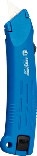Vista 8 de Jonard KN-7 Cuchillo Ergonómico para Empalme de Cables con Mango de Goma Termoplástica, Azul, 6-1/4" de Longitud
