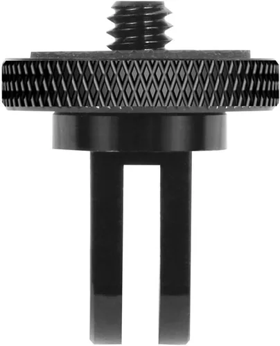 Vista 5 de Soporte de trípode de liberación rápida CNC de aluminio con interfaz base de hebilla de adaptador de 1/4 compatible con Hero 13/12/11, OSMO 360, ONE