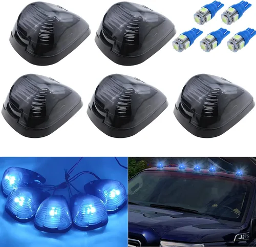 Vista 10 de 5X Luces de Señalización de Techo de Cabina LED Ámbar Luces de Holgura Superiores Compatibles con Ford 1999-2016 F150 F250 F350 F450 F550 Super Duty