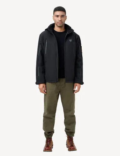 Vista 7 de Men's Heated Jacket with Detachable Hood, Waterproof Winter Outdoor Heating Jackets for Men (Battery Pack Included)