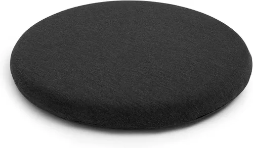 Vista 7 de Cojines redondos extraíbles para silla, almohadillas de espuma viscoelástica, cómodo cojín de asiento antideslizante y transpirable, adecuado