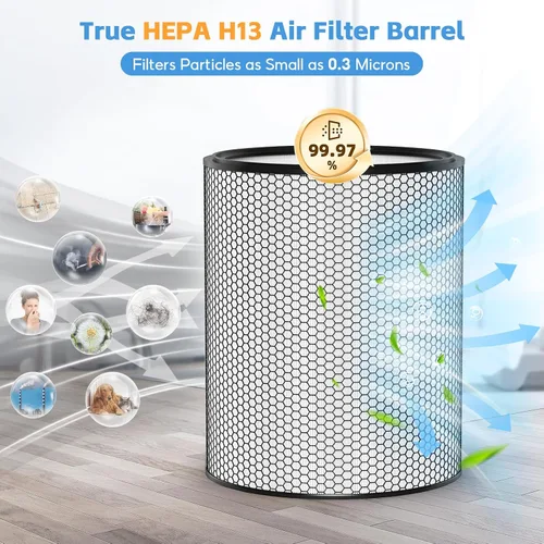 Vista 4 de BP03 Juego de filtros de aire de repuesto compatible con Dyson BP03 BP04 BP06 Purificador de aire grande + silencioso formaldehído extra grande, 1