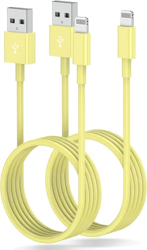 Vista 8 de Paquete de 4 cargadores de iPhone de 3 pies con certificación MFi de Apple, cable Lightning a USB de 3 pies, cable de carga rápida Apple de 3 pies