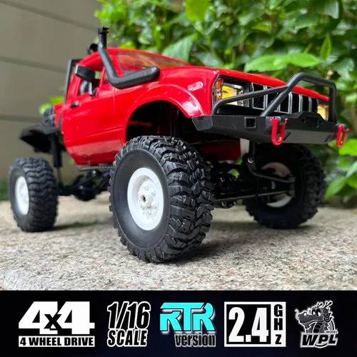Vista 4 de WPLDEWAN WPL C14 RC Rock Crawler RC Camión RC 4x4 Escala 1/16 RTR Todo