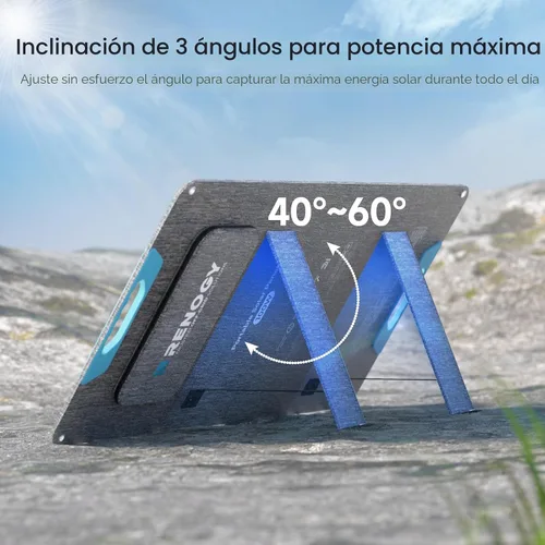 Vista 5 de RENOGY REGO - Panel solar portátil de 100 W, plegable