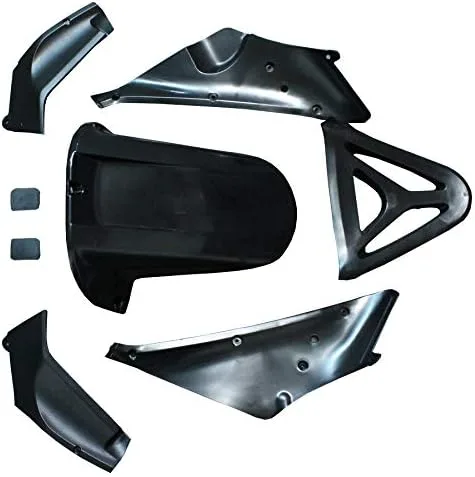 Vista 6 de Kit de carenado sin pintar Carenados de inyección ABS motocicleta para Yamaha YZF R1 2000-2001 (15 piezas)