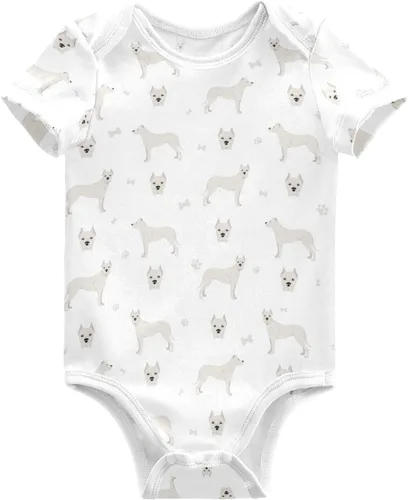 Vista 18 de vvfelixl Trajes de bebé lindos conjuntos de cachorros de manga corta de algodón ropa de bebé para niños niñas 0-24 meses