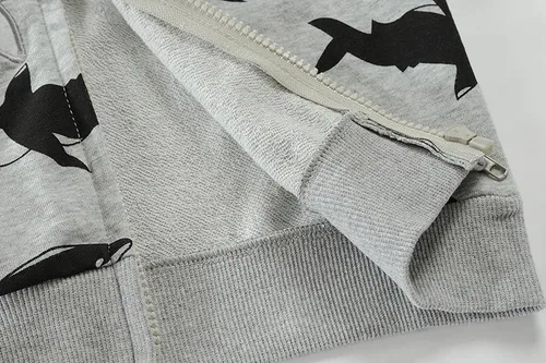 Vista 6 de Sudadera con capucha para niños pequeños, sudadera con capucha para bebé, con cremallera, abrigo de manga larga para invierno, camisas con capucha