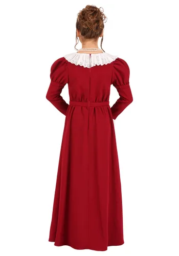 Vista 2 de Vestido de Disfraz de Abigail Adams para Niña Multicolor