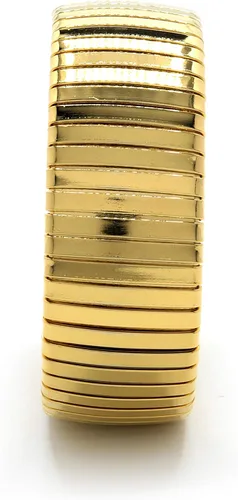 Vista 4 de MARSHAL METAL Pulsera de moda Omega Latón Pulido Stretch Cobra Pulsera (23MM)