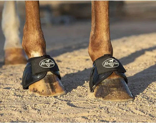 Vista 2 de Professional's Choice Spartan II Bell Boots Pomo sin giro Cierre de doble gancho y bucle Se venden en pares
