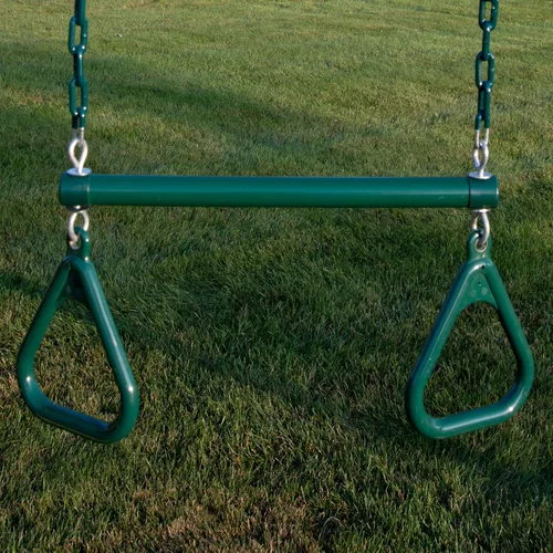 Vista 4 de Swing-N-Slide Combo de trapecio de anillo extra resistente, verde