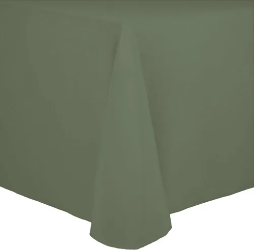 Vista 6 de Ultimate Textile Cotton-Feel - Mantel ovalado de poliéster hilado resistente a las manchas y a las arrugas, lavable a máquina, color berenjena, 1