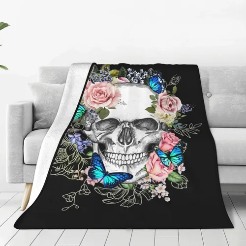 Vista 10 de Manta de flores de gato, suave, cálida, ligera, acogedora manta de felpa para cama, sofá, oficina, decoración de regalos para niños y mujeres, 50 x