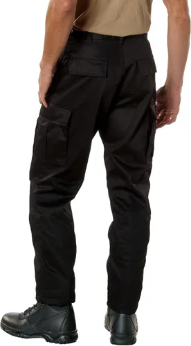 Vista 2 de Rothco Relaxed Fit Zipper Fly BDU Pants - Black