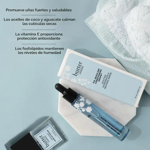 Vista 5 de butter LONDON P.D. Quick Dry Conditioning Drops Cuticle Oil & PC21X Nail Lacquer Polish