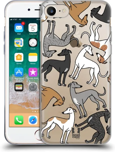 Vista 8 de Head Case Designs Airedale Terrier - Funda de gel suave con 4 patrones de razas de perro [protección de grado militar] compatible con Apple iPhone 7
