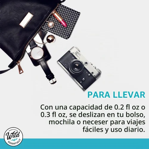Vista 6 de Botella de vidrio color ámbar de 5 ml con gotero euro Tapa negra Juego de 12