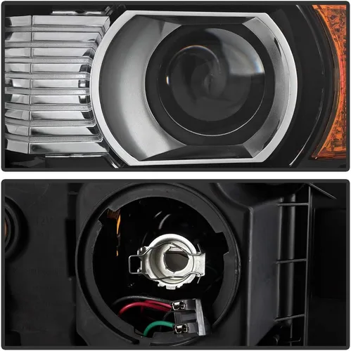 Vista 4 de ACANII - Para 2014-2015 GMC Sierra 1500 15-19 2500 3500 HD camión sin OEM LED DRL proyector faros faros montaje