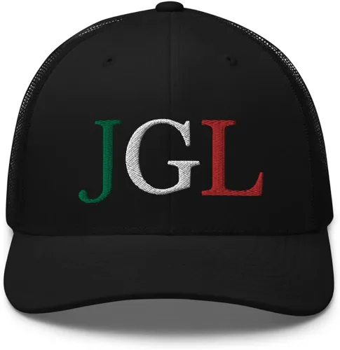 Vista 3 de RIVEMUG JGL Gorra de camionero bordada tricolor Chapo Guzman Chapito 701 Gorra ajustable