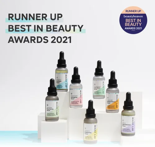 Vista 2 de BOOST LAB Suero iluminador de vitamina C para hombres y mujeres, piel radiante y cara, unifica el tono de la piel, manchas faciales oscuras claras