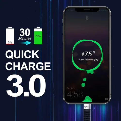 Vista 5 de Rixmie Cable corto USB-A a USB-C de 5.5 pulgadas, cable Android Auto para automóvil, carga rápida y sincronización de datos, ideal para automóvil