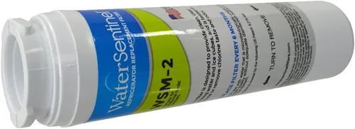 Vista 2 de WaterSentinel Reemplazo del filtro de agua del refrigerador WSM-2: Se adapta a Maytag, filtro de agua para refrigerador Whirlpool 4, bloque