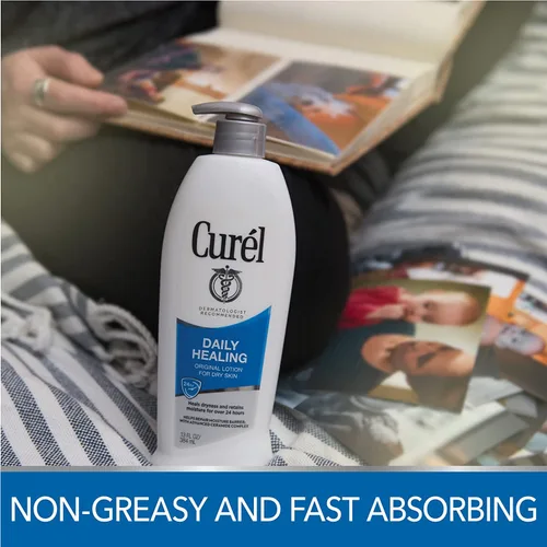 Vista 3 de Curel Daily Healing Moisture Loción corporal de fórmula original, 13 onzas líquidas (paquete de 2)