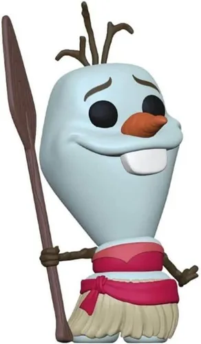 Vista 2 de Funko POP Disney!: Olaf Presents - Olaf as Moana, exclusivo de Amazon, multicolor, (61824)